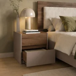 Camera da letto matrimoniale completa noce marrone Dusk