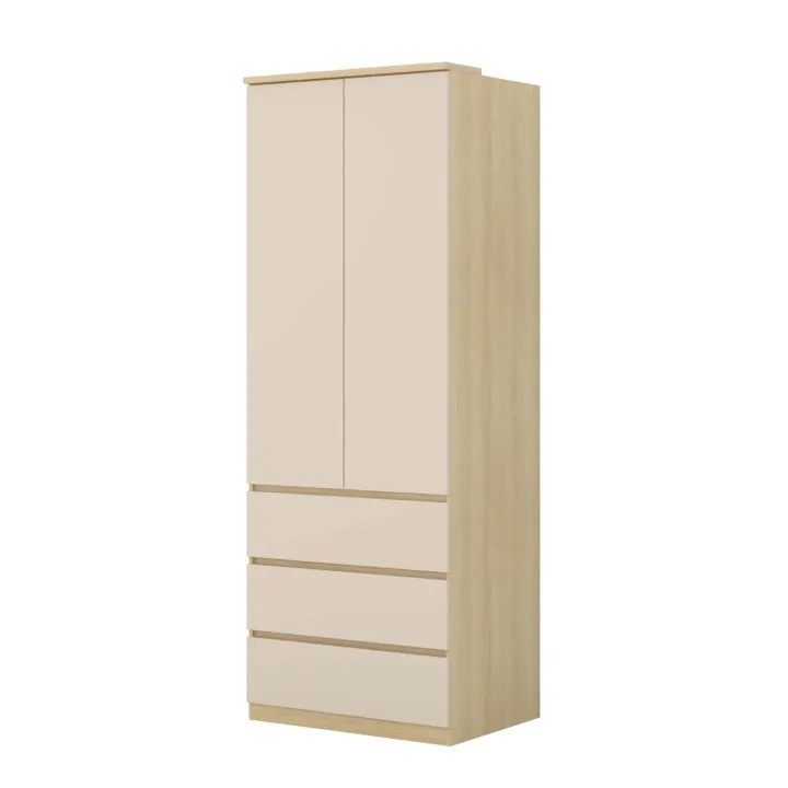 Camera da letto matrimoniale completa beige cashmere rovere Elvira