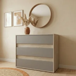 Camera da letto moderna completa matrimoniale rovere grigio Altea