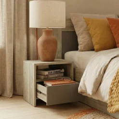 Camera da letto moderna completa matrimoniale rovere grigio Altea