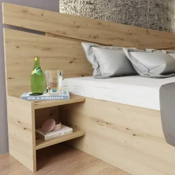 Camera da letto moderna completa matrimoniale rovere rustico Camilla 2