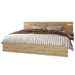 Camera da letto moderna completa matrimoniale rovere rustico Camilla 2