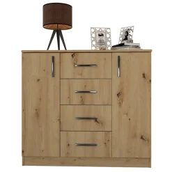 Camera da letto moderna completa matrimoniale rovere rustico Camilla 2