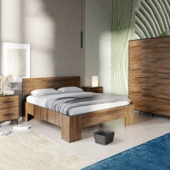 Cassettiera 91x95h cm 3 cassetti noce Line