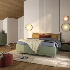 Cassettiera 90x90h cm 4 cassetti verde salvia Yu