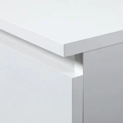 Cassettiera 140x100h cm moderna 8 cassetti bianco Living