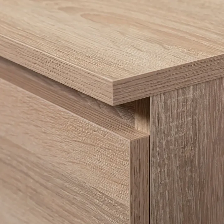 Cassettiera 160x120h cm moderna 10 cassetti rovere Living