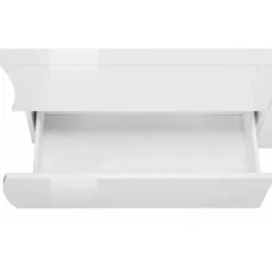 Comò 155x82h cm 6 cassetti moderno bianco lucido Sea Gihome®