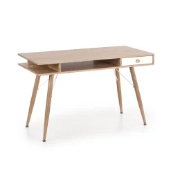 Consolle ingresso scrivania 1 cassetto 120x60cm rovere sonoma bianco Lavanda
