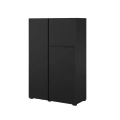 Credenza alta 92x139h cm 3 ante nero Edge