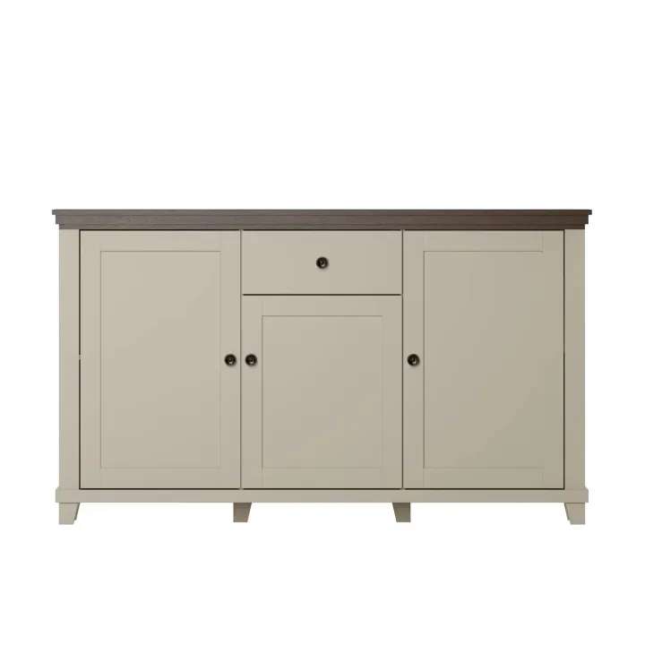 Credenza 160x93h cm 3 ante moderna beige Texel