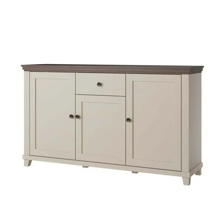 Credenza 160x93h cm 3 ante moderna beige Texel