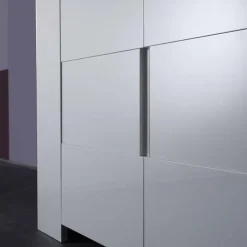 Credenza 210x84h cm 4 ante moderna design bianco lucido Eos