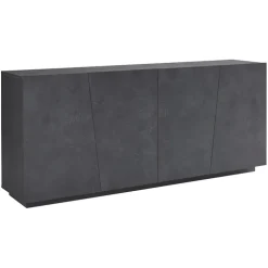 Credenza 200x86h cm 4 ante moderna ossido Candia Gihome®