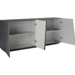 Credenza 200x86h cm 4 ante moderna ossido Candia Gihome®