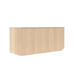 Credenza 180x76h cm 3 ante moderna rovere Alba