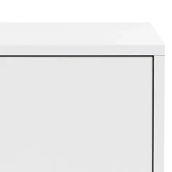 Credenza 100x93h cm 1 cassetto 2 ante moderna bianco Eindhoven