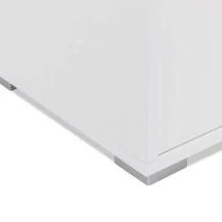 Credenza 100x93h cm 1 cassetto 2 ante moderna bianco Eindhoven