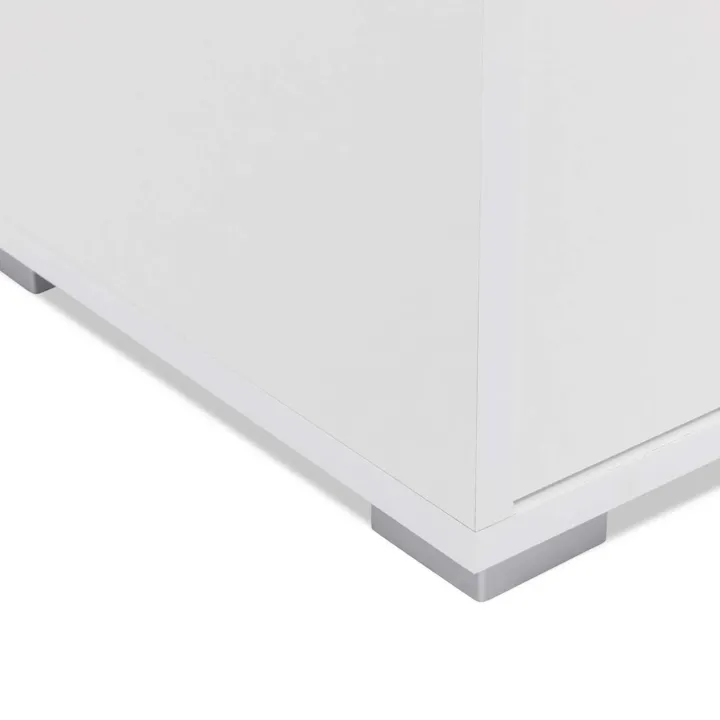 Credenza 100x93h cm 1 cassetto 2 ante moderna bianco Eindhoven