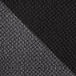 Divano angolare letto reversibile 238x147cm 3 posti grigio scuro nero Flow