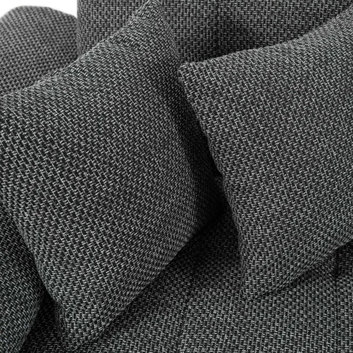 Divano letto angolare destra 5 posti 350x205cm grigio scuro Agliana