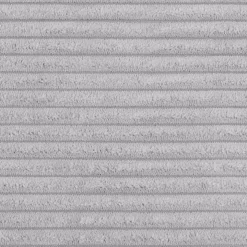 Divano letto angolare 5 posti 304cm con contenitore velluto a coste grigio Assunta