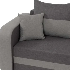 Divano letto angolare 3 posti 237x139cm reversibile grigio Ponza