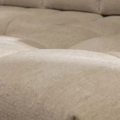 Divano letto angolare reversibile 3 posti 267x185cm box contenitore beige sabbia Sottovoce