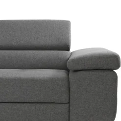 Divano letto angolare sinistra imbottito 274x203cm grigio Bormio