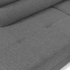 Divano letto angolare sinistra imbottito 274x203cm grigio Bormio