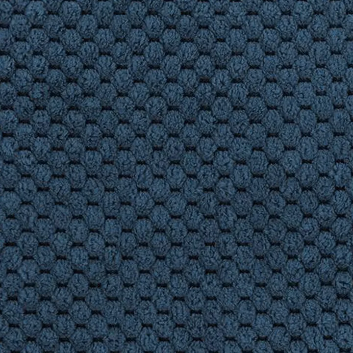 Divano letto angolare sinistro 3 posti 276x158cm tessuto blu Angle