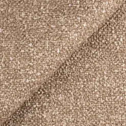 Divano letto angolare sinistra 3 posti 260x180cm tessuto bouclè beige scuro Repose