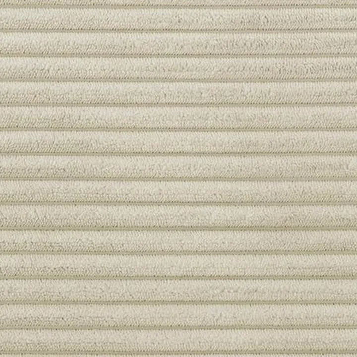 Divano letto angolare velluto a coste beige 304x140cm con contenitore Assunta