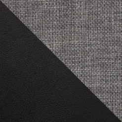 Divano letto matrimoniale angolare reversibile 3 posti 274cm grigio nero Apollina