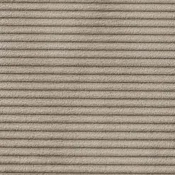 Divano letto matrimoniale 3 posti 245x90cm velluto a coste tortora Ploffy