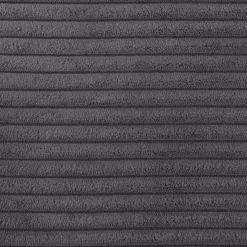 Divano letto matrimoniale 3 posti 248x90cm velluto a coste grigio antracite Slurp