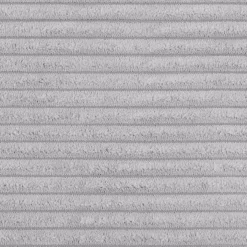 Divano letto matrimoniale 3 posti 248x90cm velluto a coste grigio Slurp