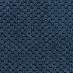 Divano letto matrimoniale 3 posti 251x95cm tessuto blu Pluffy