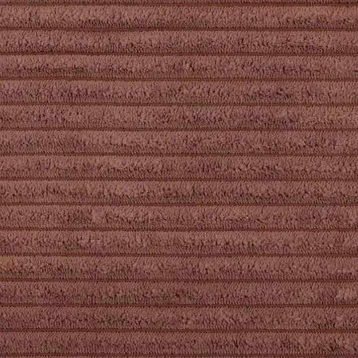 Divano letto 3 posti reversibile 240x140cm matrimoniale angolare velluto a coste rosa Appia
