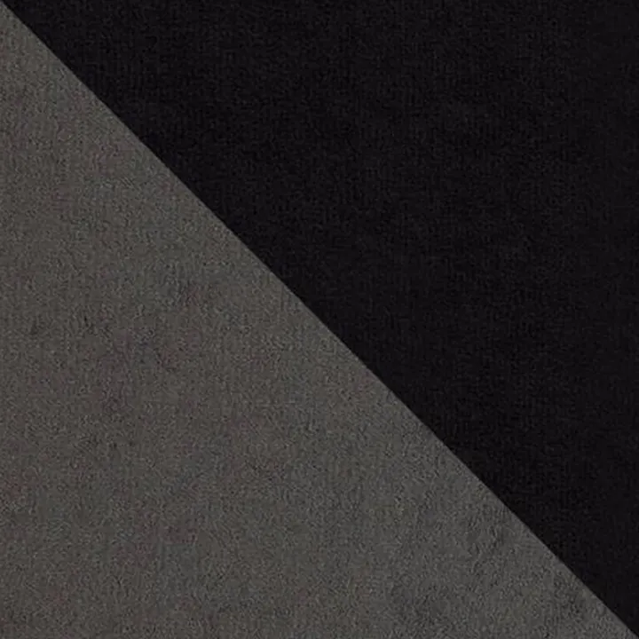 Divano letto 3 posti reversibile 240x140cm matrimoniale angolare grigio nero Appia