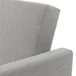 Divano letto 2 posti 216x87cm con box contenitore grigio Nebbia