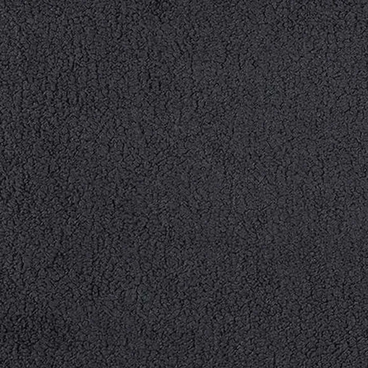Divano letto 3 posti 248x90cm con contenitore in tessuto velo nero Floty