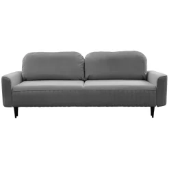 Divano letto 3 posti 244x102cm tessuto grigio Shimmer