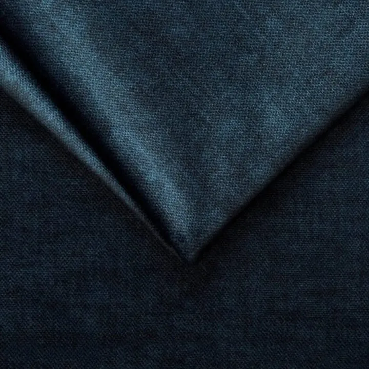 Divano letto regolabile angolare sinistra 4 posti 288x182cm tessuto blu Loungey