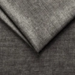 Divano letto regolabile angolare destra 5 posti 280x214cm tessuto grigio Snuggity