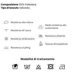 Divano letto regolabile angolare sinistra 5 posti 280x214cm tessuto grigio Snuggity