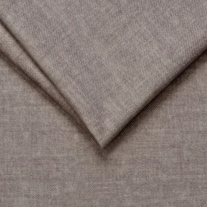 Divano letto regolabile angolare destro 5 posti 353x214cm tessuto tortora scuro Calmora