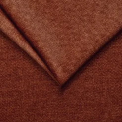 Divano letto regolabile angolare destro 5 posti 353x214cm tessuto arancio corallo Calmora
