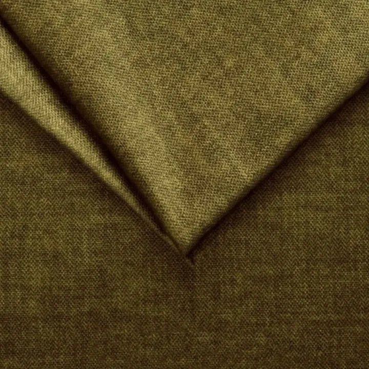 Divano letto regolabile angolare destra 4 posti 288x182cm tessuto verde oliva Loungey