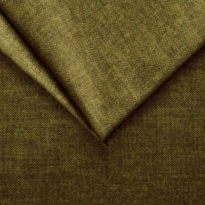 Divano letto regolabile angolare sinistra 4 posti 288x182cm tessuto verde oliva Loungey